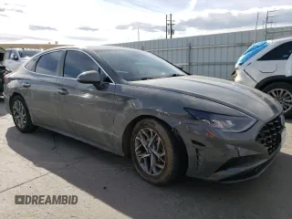 2023 Hyundai Sonata SEL with VIN KMHL64JAXPA268404, listed as a Copart auction lot 49921515 with 61,304 mi miles and Salvage Title. Bid and sale history available at DreamBid. Image 4.