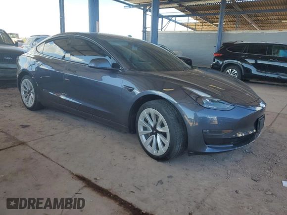 2021 Tesla Model 3 Long Range with VIN 5YJ3E1EB1MF925764, listed as a Copart auction lot 53283255 with 47,432 mi miles and Salvage Title. Bid and sale history available at carsss.com. Image 4.