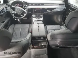 2020 Audi A8 L with VIN WAU8EAF81LN012430, listed as a Copart auction lot 45281825 with 36,190 mi miles and Salvage Title. Bid and sale history available at carsss.com. Image 8.