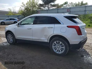 2017 Cadillac XT5 FWD with VIN 1GYKNARS0HZ157551, listed as a Copart auction lot 55281725 with 144,077 mi miles and Clean title. Bid and sale history available at DreamBid. Image 2.