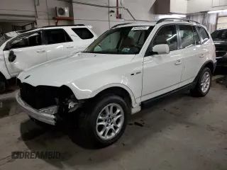 2005 BMW X3 2.5i with VIN WBXPA73485WC47845, listed as a Copart auction lot 84540204 with 96,544 mi miles and Salvage Title. Bid and sale history available at carsss.com. Image 1.