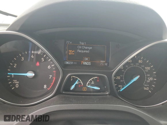 2017 Ford Escape SE with VIN 1FMCU9GDXHUC51686, listed as a Copart auction lot 72054814 with 96,231 mi miles and Clean Title. Bid and sale history available at DreamBid. Image 9.