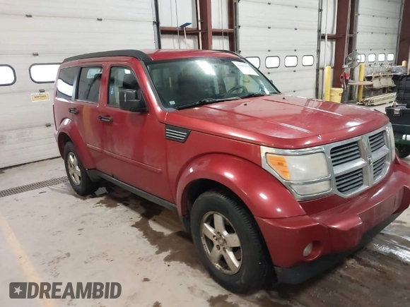 2008 Dodge Nitro SXT with VIN 1D8GU28K88W120319, listed as a IAAI auction lot 41683834 with 166,268 mi miles. Bid and sale history available at carsss.com. Image 1.