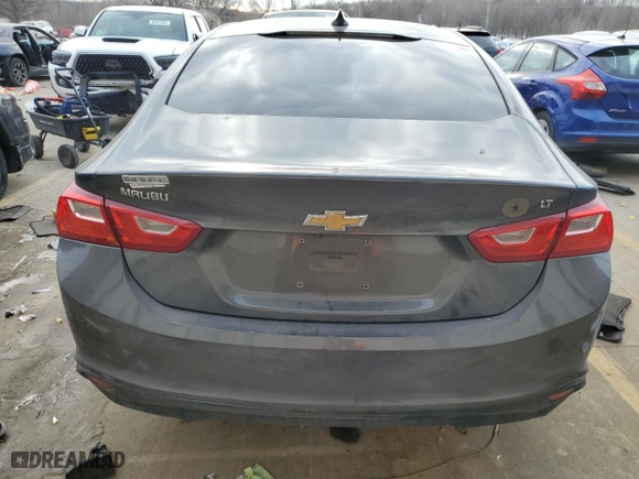 2017 Chevrolet Malibu LT with VIN 1G1ZE5ST7HF155420, listed as a Copart auction lot 42208085 with 195,119 mi miles and Salvage Title. Bid and sale history available at carsss.com. Image 6.