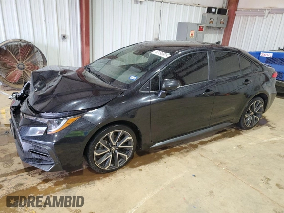 2022 Toyota Corolla SE with VIN JTDS4MCE9NJ097146, listed as a Copart auction lot 51143675 with 81,247 mi miles and Salvage Title. Bid and sale history available at DreamBid. Image 1.
