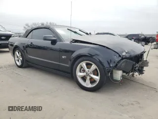 2006 Ford Mustang GT Deluxe with VIN 1ZVFT85H665222727, listed as a Copart auction lot 48214285 with 143,226 mi miles and Salvage Title. Bid and sale history available at carsss.com. Image 4.