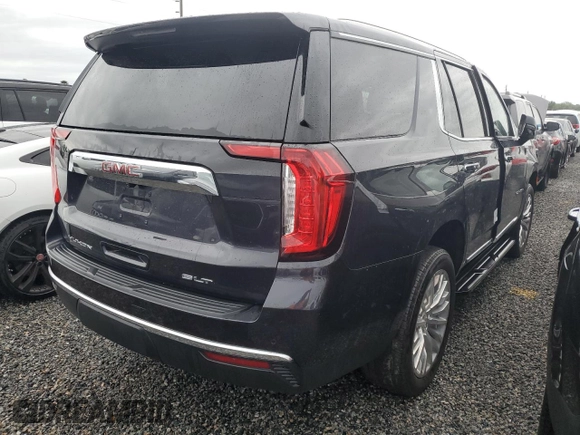 2024 GMC Yukon SLT with VIN 1GKS2BKD4RR224609, listed as a Copart auction lot 74045504 with 8,596 mi miles and Non Repairable. Bid and sale history available at carsss.com. Image 3.
