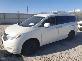 2013 Nissan Quest LE z VIN JN8AE2KP9D9069593, wystawiony jako Copart lot #52244225 z przebiegiem 155 894 mil mil oraz Szkoda całkowita • Salvage title. Historia ofert i sprzedaży dostępna na DreamBid. Obrazek 1.