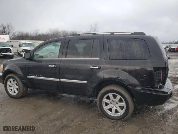2007 Chrysler Aspen Limited with VIN 1A8HX58P27F524876, listed as a Copart auction lot 89059055 with 210,869 mi miles and Salvage Title. Bid and sale history available at carsss.com. Image 2.