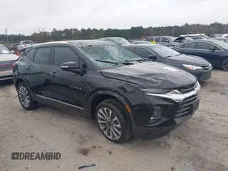 2022 Chevrolet Blazer Premier with VIN 3GNKBFR49NS172711, listed as a IAAI auction lot 41619238 with 42,999 mi miles and . Bid and sale history available at DreamBid. Image 1.