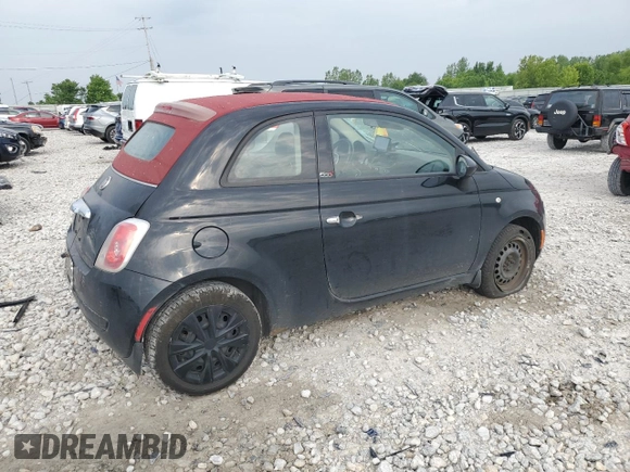 2015 FIAT 500 Pop with VIN 3C3CFFDR4FT663093, listed as a Copart auction lot 60199925 with 116,500 mi miles and Clean title. Bid and sale history available at DreamBid. Image 3.