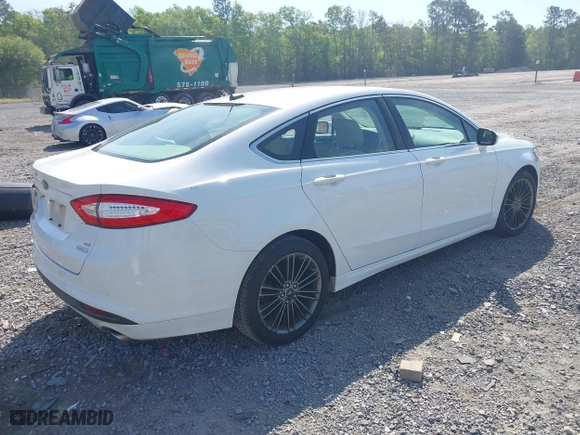 2014 Ford Fusion SE with VIN 3FA6P0HD9ER373399, listed as a IAAI auction lot 42049654 with 95,608 mi miles. Bid and sale history available at carsss.com. Image 4.