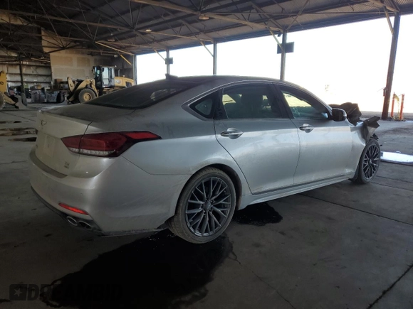 2019 Genesis G80 3.8L with VIN KMTFN4JE3KU309522, listed as a Copart auction lot 53873965 with 91,248 mi miles and Clean Title. Bid and sale history available at DreamBid. Image 3.