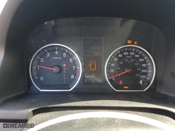 2011 Honda CR-V LX with VIN 5J6RE3H39BL801479, listed as a Copart auction lot 46458605 with 346,764 mi miles and Salvage Title. Bid and sale history available at carsss.com. Image 9.