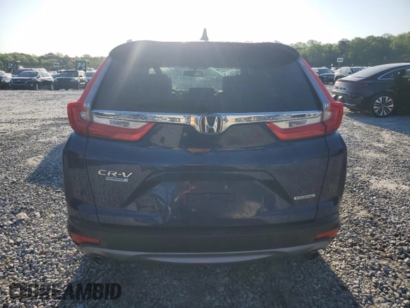 2017 Honda CR-V Touring with VIN 5J6RW1H90HL011602, listed as a Copart auction lot 52429865 with 49,284 mi miles and Salvage Title. Bid and sale history available at carsss.com. Image 6.