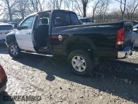 2005 Dodge Ram 2500 SLT with VIN 3D7KS28C35G824158, listed as a Copart auction lot 40818894 with 0 mi miles and Salvage Title. Bid and sale history available at carsss.com. Image 2.