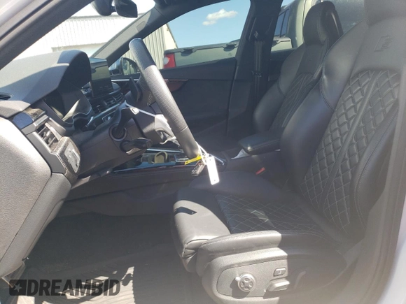 2021 Audi S4 Premium Plus with VIN WAUB4AF49MA024579, listed as a Copart auction lot 64689814 with 28,698 mi miles and Salvage Title. Bid and sale history available at carsss.com. Image 7.
