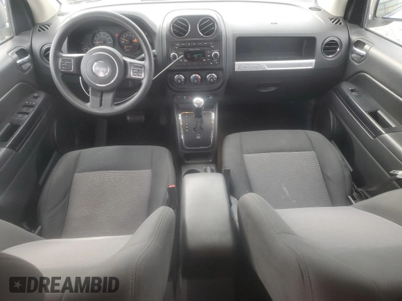 2014 Jeep Compass Sport with VIN 1C4NJDBB7ED503825, listed as a Copart auction lot 49867255 with 116,663 mi miles and Salvage Title. Bid and sale history available at carsss.com. Image 8.