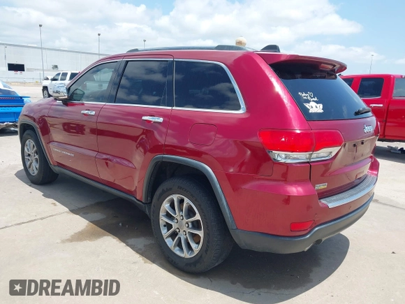 2014 Jeep Grand Cherokee Limited with VIN 1C4RJEBG6EC466761, listed as a IAAI auction lot 42218398 with 198,335 mi miles and . Bid and sale history available at DreamBid. Image 3.