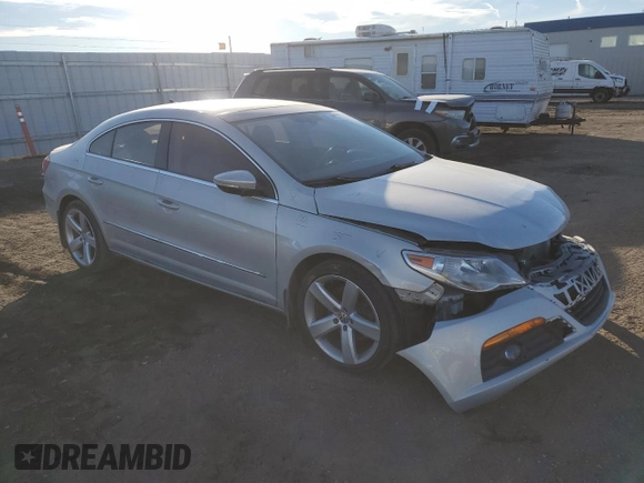 2011 Volkswagen CC Lux Plus with VIN WVWHN7ANXBE719706, listed as a Copart auction lot 89092365 with 99,740 mi miles and Salvage Title. Bid and sale history available at carsss.com. Image 4.