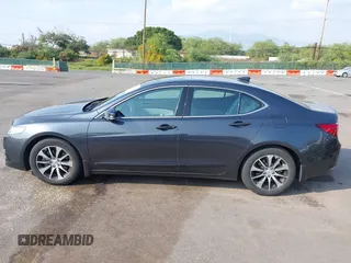2016 Acura TLX with VIN 19UUB1F37GA009304, listed as a IAAI auction lot 41558307 with 39,567 mi miles. Bid and sale history available at carsss.com. Image 14.