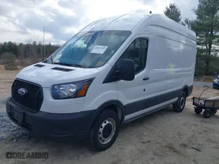 2023 Ford Transit Cargo Van with VIN 1FTBR1X88PKA71476, listed as a IAAI auction lot 41835185 with NaN miles. Bid and sale history available at carsss.com. Image 17.