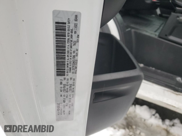 2017 Ram ProMaster Cargo with VIN 3C6TRVDG9HE517606, listed as a Copart auction lot 45267115 with 64,708 mi miles and Clean Title. Bid and sale history available at carsss.com. Image 12.