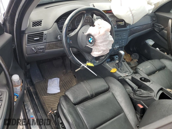 2008 BMW X3 3.0si with VIN WBXPC93458WJ10403, listed as a Copart auction lot 55176635 with Not Provided miles and Salvage Title. Bid and sale history available at DreamBid. Image 8.