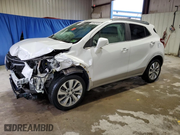 2017 Buick Encore Preferred with VIN KL4CJESB7HB098301, listed as a Copart auction lot 50862455 with 87,071 mi miles and Salvage Title. Bid and sale history available at carsss.com. Image 1.