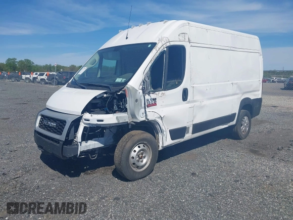 2021 Ram ProMaster Cargo with VIN 3C6LRVBG5ME527045, listed as a IAAI auction lot 42085297 with 27,399 mi miles. Bid and sale history available at carsss.com. Image 17.