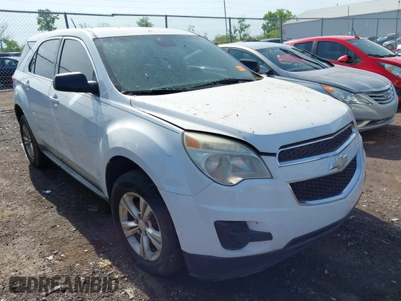 2013 Chevrolet Equinox LS with VIN 2GNALBEK6D1120274, listed as a IAAI auction lot 42218366 with 184,652 mi miles and . Bid and sale history available at DreamBid. Image 1.