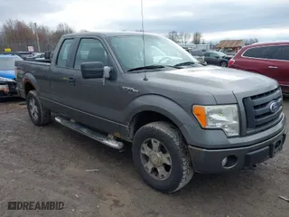 2010 Ford F-150 XL with VIN 1FTEX1E82AFA32002, listed as a IAAI auction lot 41874430 with 264,658 mi miles. Bid and sale history available at carsss.com. Image 1.