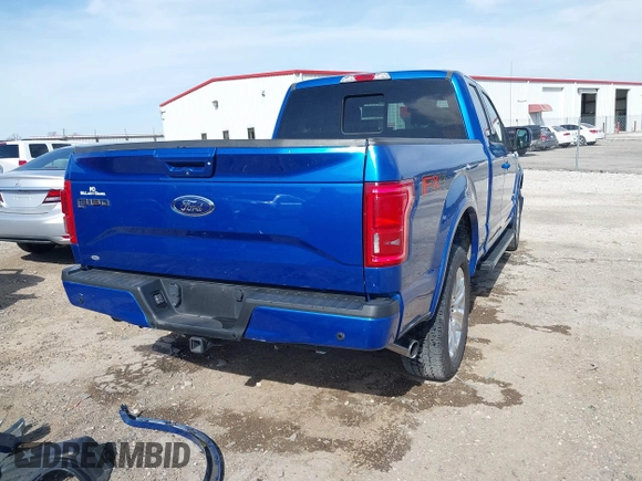 2015 Ford F-150 XLT with VIN 1FTFX1EG8FFA71891, listed as a IAAI auction lot 41818462 with 97,757 mi miles. Bid and sale history available at carsss.com. Image 4.