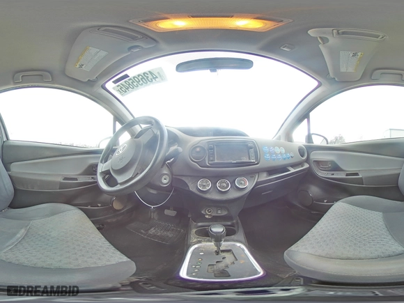 2015 Toyota Yaris L with VIN VNKJTUD30FA025787, listed as a Copart auction lot 43695845 with 163,451 mi miles and Salvage Title. Bid and sale history available at carsss.com. Image 14.