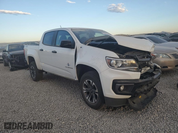 2021 Chevrolet Colorado 4WD Z71 with VIN 1GCGTDEN4M1231114, listed as a Copart auction lot 72928774 with 52,391 mi miles and Salvage Title. Bid and sale history available at carsss.com. Image 4.