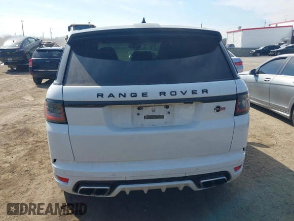 2019 Land Rover Range Rover Sport SVR with VIN SALWZ2SE7KA865879, listed as a IAAI auction lot 41613539 with 65,456 mi miles and . Bid and sale history available at DreamBid. Image 16.