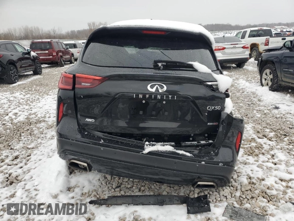 2020 Infiniti QX50 Luxe z VIN 3PCAJ5M32LF115076, wystawiony jako Copart lot #82413804 z przebiegiem Nie podano mil oraz Szkoda całkowita • Salvage title. Historia ofert i sprzedaży dostępna na DreamBid. Obrazek 6.