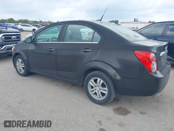 2013 Chevrolet Sonic LT with VIN 1G1JC5SH3D4255079, listed as a IAAI auction lot 42167910 with Not Provided miles and . Bid and sale history available at DreamBid. Image 3.