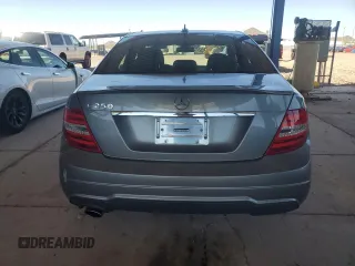 2012 Mercedes-Benz C-Class C 250 Sport with VIN WDDGF4HB5CR240130, listed as a Copart auction lot 53922185 with 121,251 mi miles and Salvage Title. Bid and sale history available at carsss.com. Image 6.