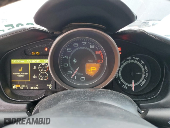 2010 Ferrari California с VIN ZFF65LJA9A0175998, выставлен на аукционе Copart как лот 42335685 с пробегом 45 323 миль миль и Списание • Salvage title. История ставок и продаж доступна на DreamBid. Изображение 9.