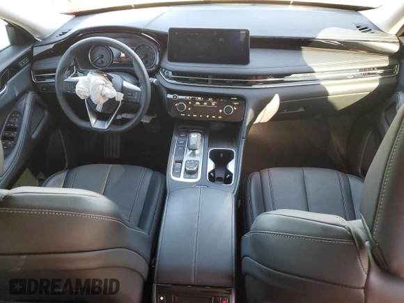 2024 Infiniti QX60 Pure with VIN 5N1DL1ES5RC345587, listed as a Copart auction lot 83889614 with 9,829 mi miles and Salvage title. Bid and sale history available at DreamBid. Image 8.