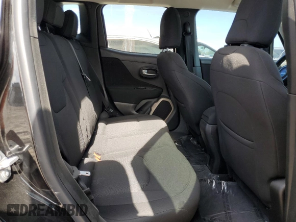2017 Jeep Renegade Latitude with VIN ZACCJBBB7HPG57002, listed as a Copart auction lot 58260455 with 117,053 mi miles and Salvage title. Bid and sale history available at DreamBid. Image 10.