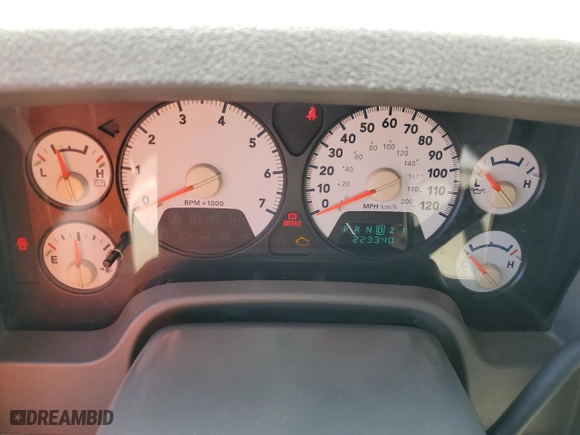 2006 Dodge Ram 1500 ST with VIN 1D7HA18N06J192356, listed as a Copart auction lot 53239615 with 223,340 mi miles and Non Repairable. Bid and sale history available at carsss.com. Image 9.