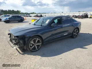 2024 Volvo S60 Plus Dark Theme with VIN 7JRL12TL7RG322751, listed as a Copart auction lot 52812985 with 7,862 mi miles and Salvage Title. Bid and sale history available at carsss.com. Image 1.