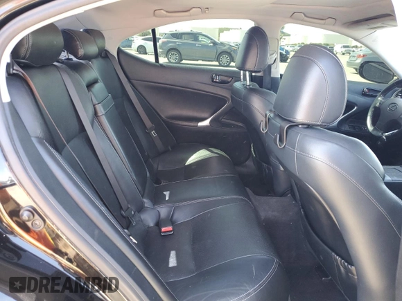 2012 Lexus IS 250 with VIN JTHBF5C29C5161485, listed as a Copart auction lot 51951355 with Not Provided miles and Salvage Title. Bid and sale history available at DreamBid. Image 10.