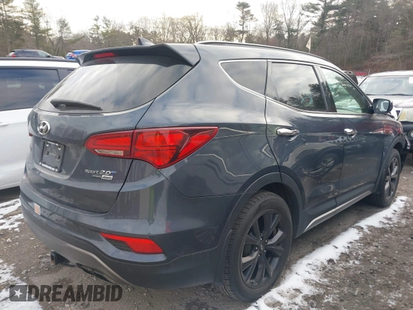 2017 Hyundai Santa Fe Ultimate with VIN 5NMZWDLA0HH045078, listed as a IAAI auction lot 41268809 with 100,659 mi miles and . Bid and sale history available at DreamBid. Image 4.