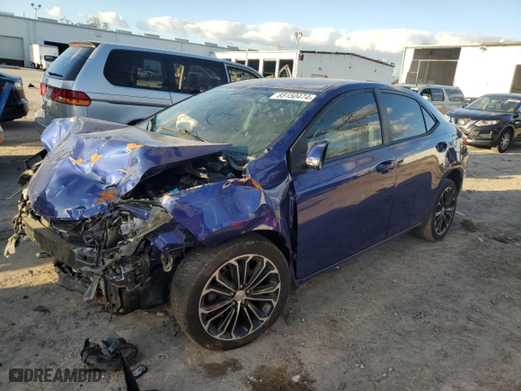 2016 Toyota Corolla L with VIN 5YFBURHE5GP380891, listed as a Copart auction lot 85150474 with 160,701 mi miles and Salvage Title. Bid and sale history available at carsss.com. Image 1.