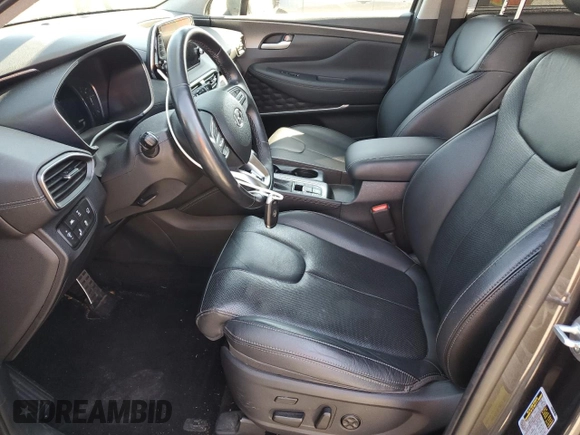 2020 Hyundai Santa Fe Limited with VIN 5NMS5CAA5LH266346, listed as a Copart auction lot 54167105 with 38,566 mi miles and Salvage Title. Bid and sale history available at carsss.com. Image 7.
