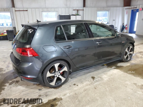 2015 Volkswagen Golf GTI SE with VIN 3VW5T7AU4FM097486, listed as a Copart auction lot 45706255 with 130,561 mi miles and Salvage Title. Bid and sale history available at carsss.com. Image 3.