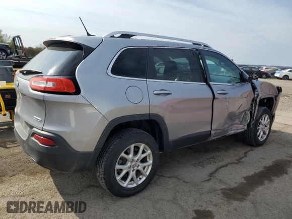 2014 Jeep Cherokee Latitude with VIN 1C4PJMCS7EW285400, listed as a Copart auction lot 49008695 with 91,532 mi miles and Salvage Title. Bid and sale history available at carsss.com. Image 3.